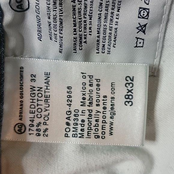 AG Adriano Goldschmied | The Everett Slim Straight Leg Jeans Size 38 - Picture 7 of 7